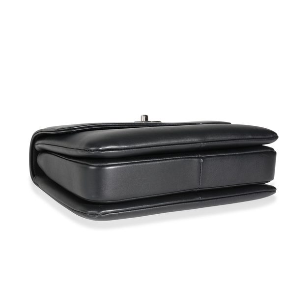 Chanel Black Smooth Calfskin Small Trendy CC Top Handle Flap Bag - Picture 6 of 7